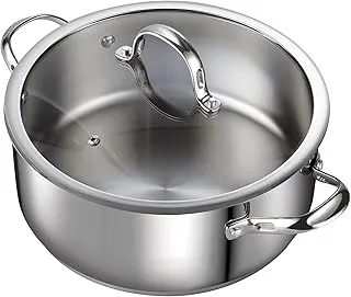 Princess House 7-Qt Stainless Steel Dutch Oven (Nutri•Steam Valve)